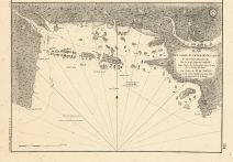 Casco Bay 1779 Plan de la baie et du havre de Casco et des ?les adjacentes